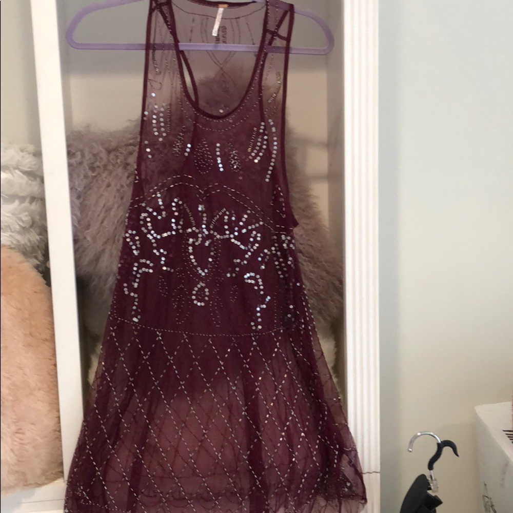 Free People absolutely beautiful sheer Top
